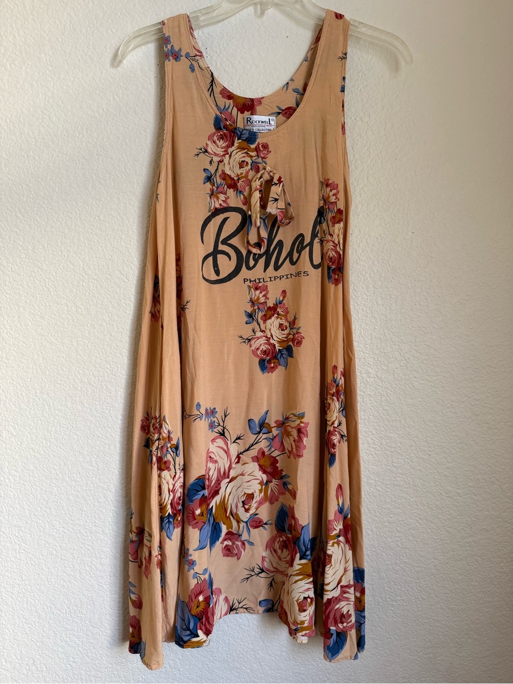 Boho Floral Sleeveless Dress